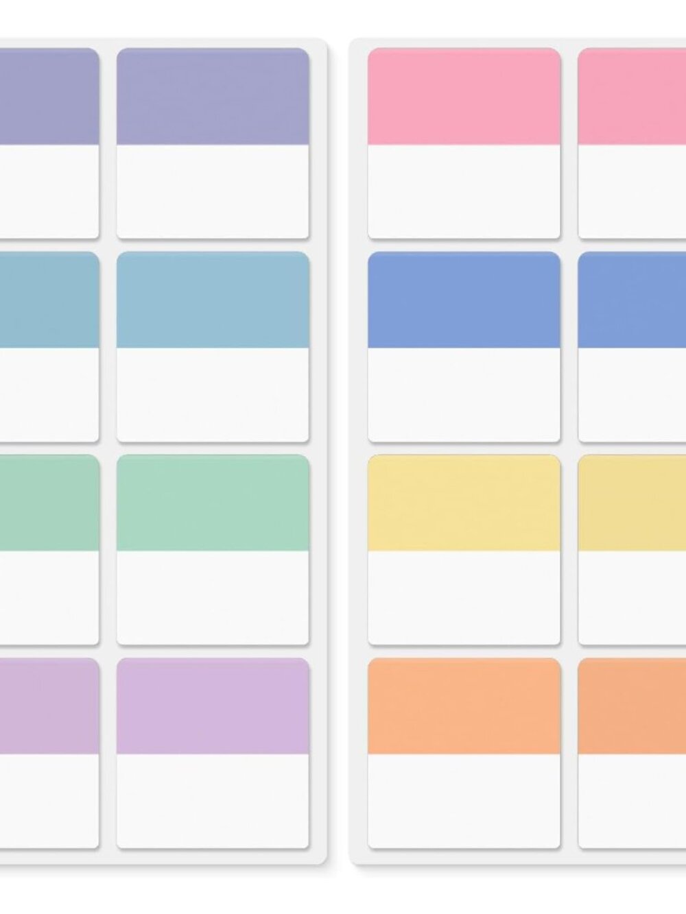 Sticky Index Tabs, 240 Pcs, Pastel Sticky Tabs for Notebooks